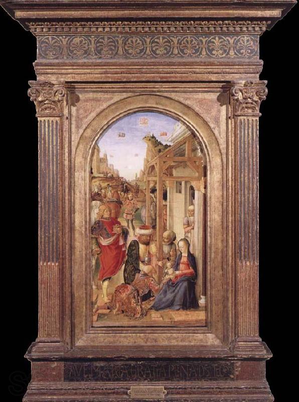 BASTIANI, Lazzaro Adoration of the Magi France oil painting art
